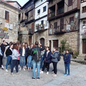students on a school trip