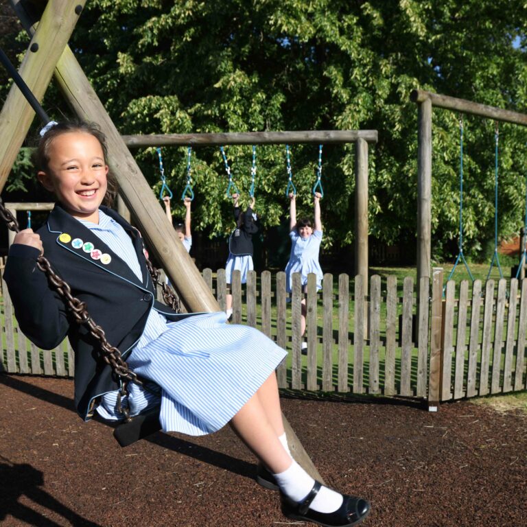 girl on a swing