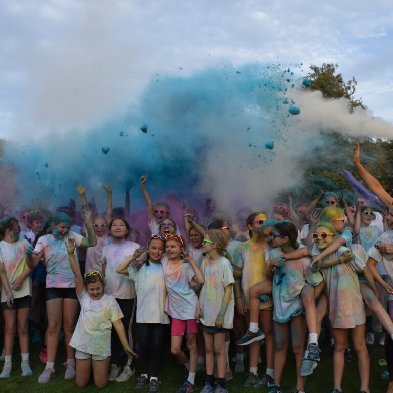 colour run and holi celebrations